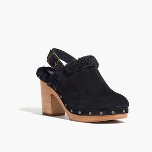 Madewell Shearling Clogs 8.5